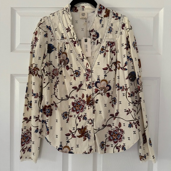 Elegant Floral Women's Blouse - Picture 4 of 12